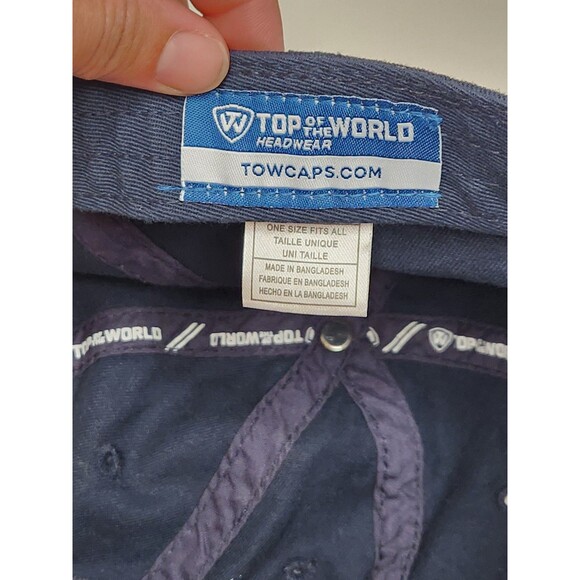 Pitt Hat Cap Strap Back NCAA College‎ Football Blue Pittsburgh Panthers OSFA - Picture 5 of 5